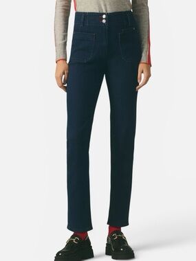 Anthropologie Maeve Junie High-Rise Slim Leg Jeans